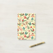 Weihnachtsmuster Post-it Klebezettel (Auf Schreibtisch)