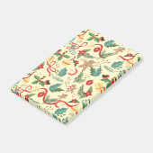 Weihnachtsmuster Post-it Klebezettel (angewinkelt)