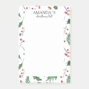 Weihnachtsmuster Post-it Klebezettel