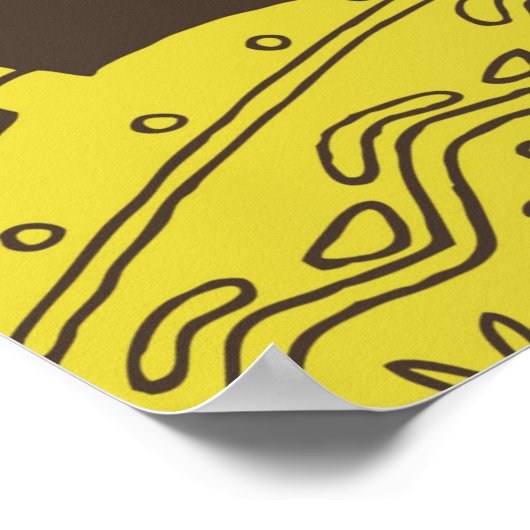 Weihnachtsmuster Poster (Ecke)