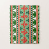 Weihnachtsmuster Puzzle (Vertikal)
