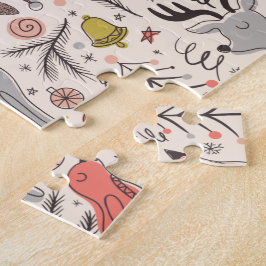 Weihnachtsmuster Puzzle