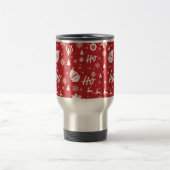 Weihnachtsmuster Reisebecher (Mittel)