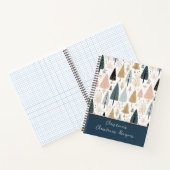 Weihnachtsmuster Rezept Notizblock (Innenseite)