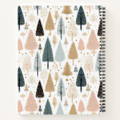 Weihnachtsmuster Rezept Notizblock (Rückseite)