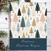 Weihnachtsmuster Rezept Notizblock