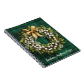 Weihnachtsmuster-Rezeptbuch Notizblock (Rechte Seite)
