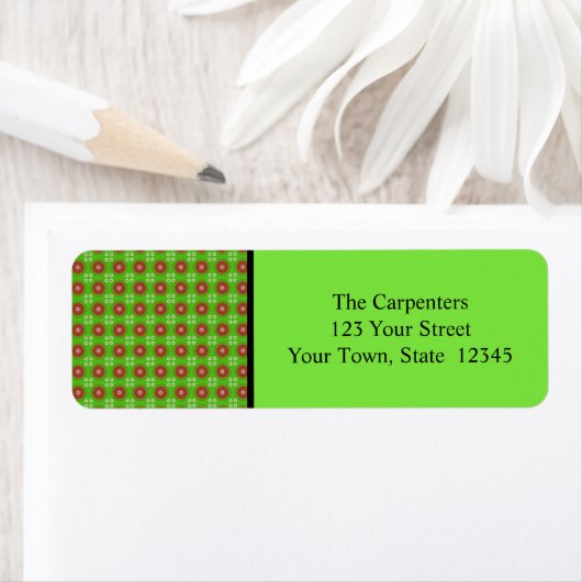 Weihnachtsmuster Rot und Grün (Insitu)