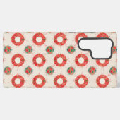 Weihnachtsmuster Samsung Galaxy Hülle (Rückseite (Horizontal))