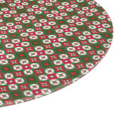 Weihnachtsmuster Schneidebrett (Ecke)