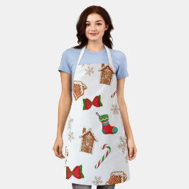 Weihnachtsmuster Schürze