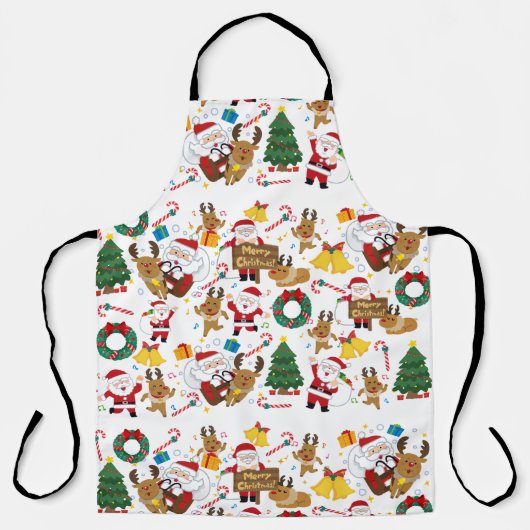 Weihnachtsmuster  schürze (Vorderseite)