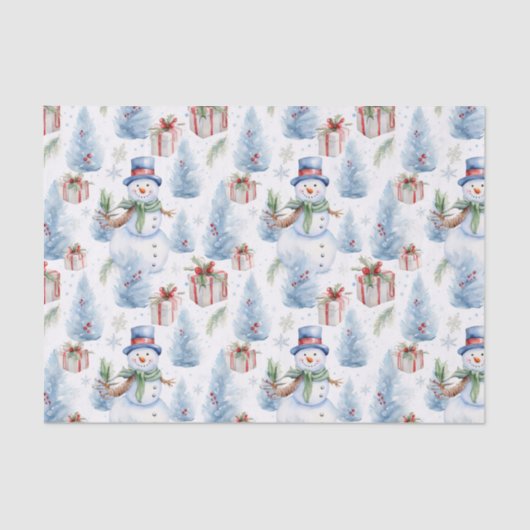 Weihnachtsmuster Seidenpapier (Vorderseite)