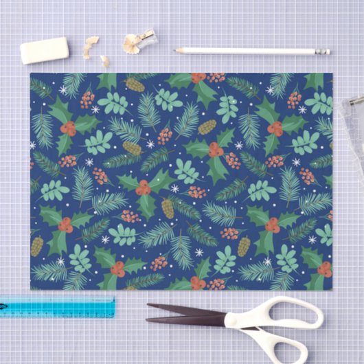 Weihnachtsmuster Seidenpapier (Handwerk)