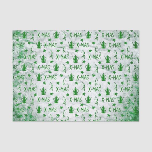 Weihnachtsmuster Seidenpapier (Vorderseite)