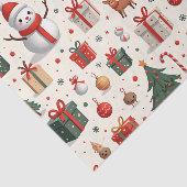 Weihnachtsmuster Seidenpapier (Ausschnitt)