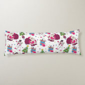 Weihnachtsmuster Seitenschläferkissen (Rückseite)