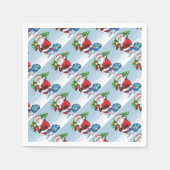 Weihnachtsmuster Serviette (Vorderseite)