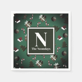 Weihnachtsmuster Serviette