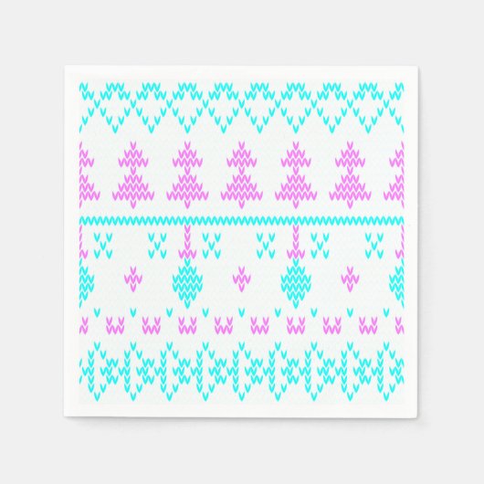 Weihnachtsmuster Serviette (Vorderseite)