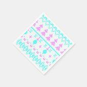 Weihnachtsmuster Serviette (Ecke)