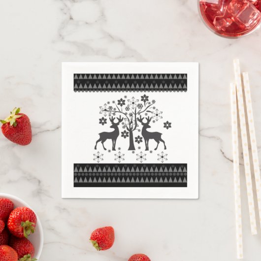 Weihnachtsmuster Serviette (Beispiel)