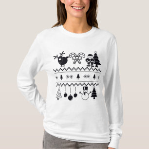 Weihnachtsmuster T-Shirt