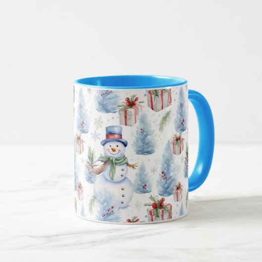 Weihnachtsmuster Tasse (VorderseiteRechts)