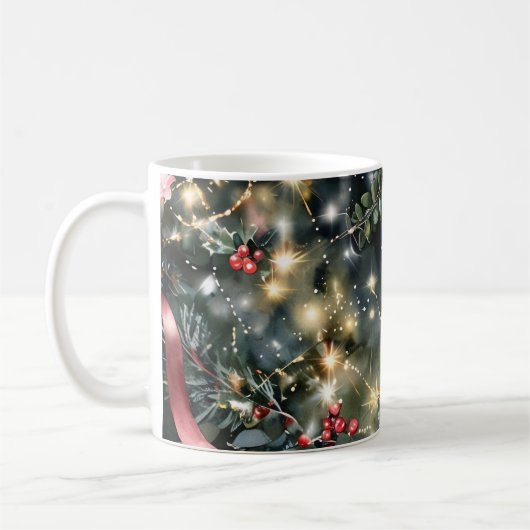 Weihnachtsmuster-Tasse Kaffeetasse (Links)