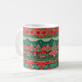 Weihnachtsmuster-Tasse Kaffeetasse (Vorderseite Links)