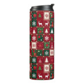 Weihnachtsmuster Thermosbecher (Nach links gedreht)