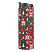 Weihnachtsmuster Thermosbecher (Nach rechts gedreht)