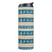 Weihnachtsmuster Thermosbecher (Nach links gedreht)