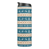 Weihnachtsmuster Thermosbecher (Nach rechts gedreht)