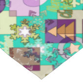 Weihnachtsmuster Tischdecke (Schrägansicht)