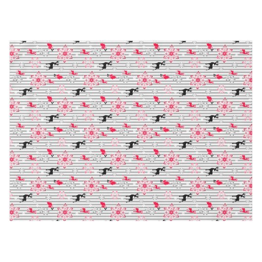 Weihnachtsmuster Tischdecke (Vorderseite (Horizontal))