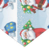 Weihnachtsmuster Tischdecke (Schrägansicht)