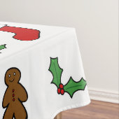 Weihnachtsmuster Tischdecke (Beispiel)