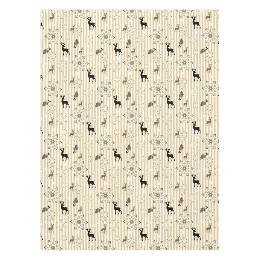 Weihnachtsmuster Tischdecke (Vorderseite)