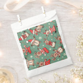 Weihnachtsmuster-Umschlag Geschenktütchen (Ausgeschnitten)
