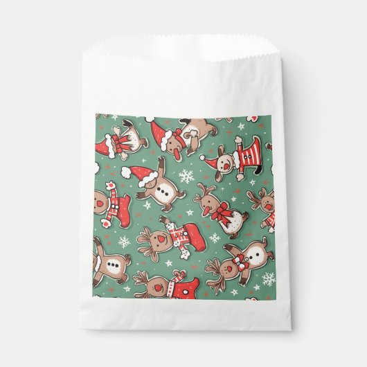 Weihnachtsmuster-Umschlag Geschenktütchen (Vorderseite)