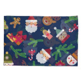 Weihnachtsmuster, Urlaubsplanung. Kissenbezug (Rückseite)