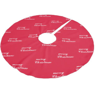 Weihnachtsmuster Weihnachten Polyester Weihnachtsbaumdecke