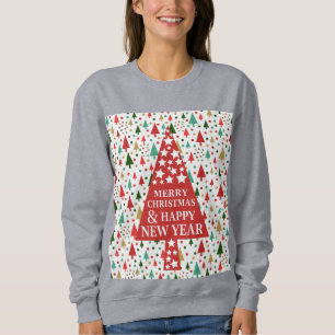 Weihnachtsmuster - Weihnachtsbaum Sweatshirt