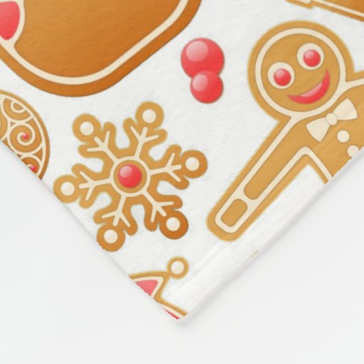 Weihnachtsmuster-Weihnachtsmann Tree Rudolph Snowm Fleecedecke (Ecke)