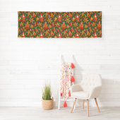 Weihnachtsmuster (Weihnachtsmann und Lebkuchen) Banner (Insitu)