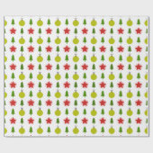 Weihnachtsmuster Wrapper Geschenkpapier (Flach)