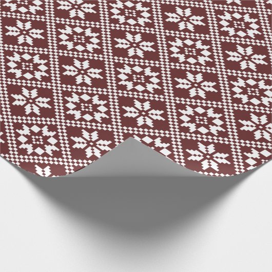 Weihnachtsmuster Wrapper Geschenkpapier (Ecke)
