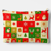 Weihnachtsmuster Zubehörtasche (Rückseite)