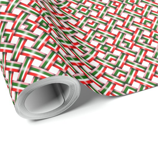 Weihnachtsmusterhintergrund Geschenkpapier (Rolleneckpunkt)
